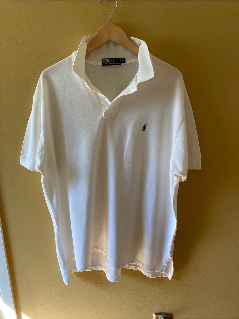 Polo by Ralph Lauren Men’s White Classic Fit Polo Shirt size XL